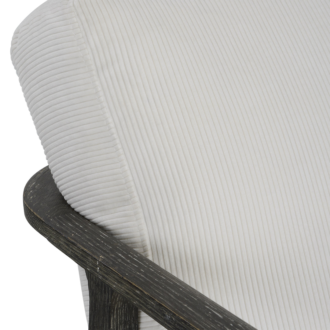 Uttermost Brunei White Accent Chair