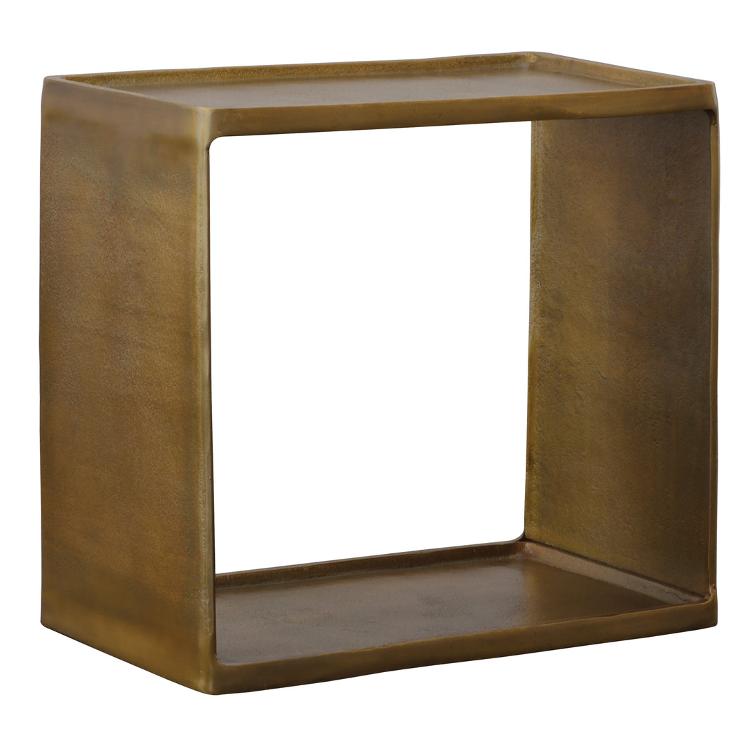 Uttermost Derwent Antique Brass Side Table