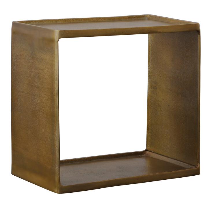 Uttermost Derwent Antique Brass Side Table