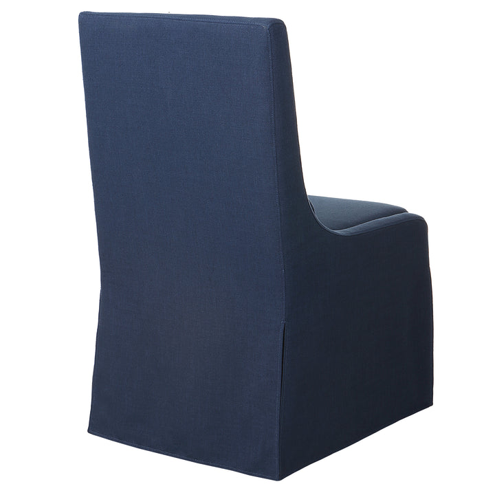 Uttermost Coley Denim Armless Chair