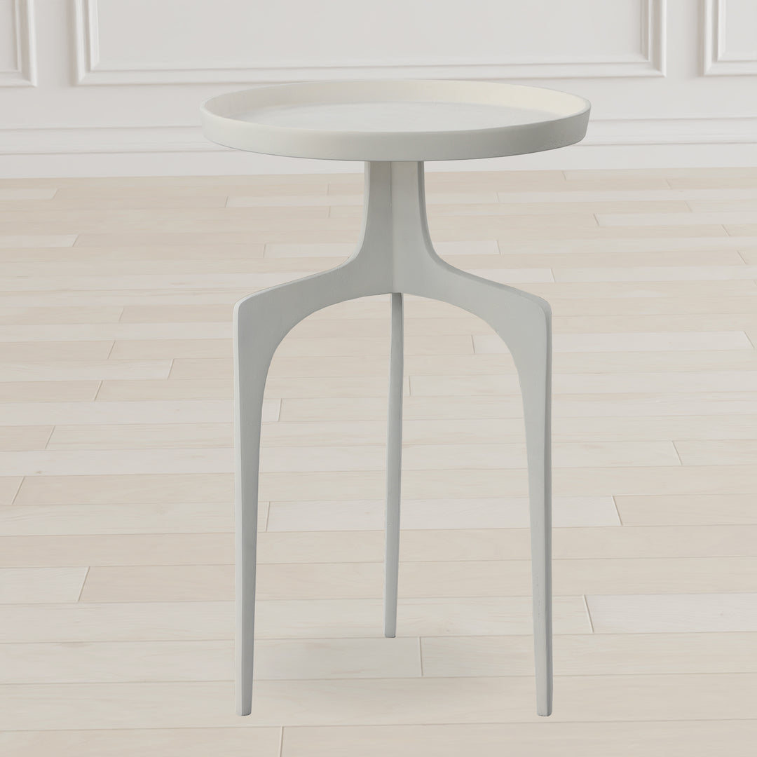 Uttermost Kenna White Accent Table