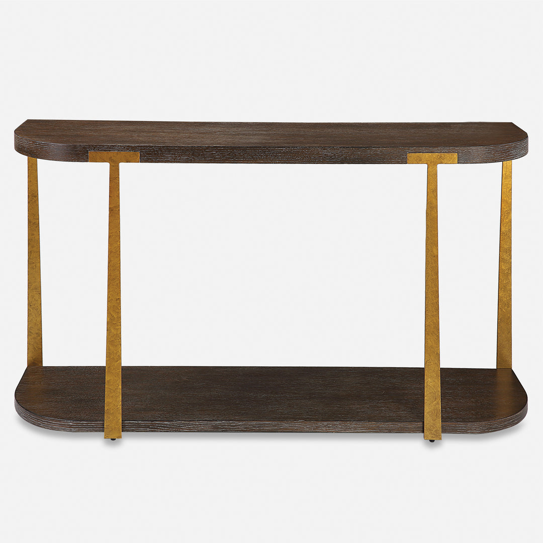 Uttermost Palisade Wood Console Table