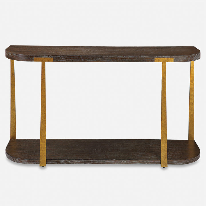 Uttermost Palisade Wood Console Table