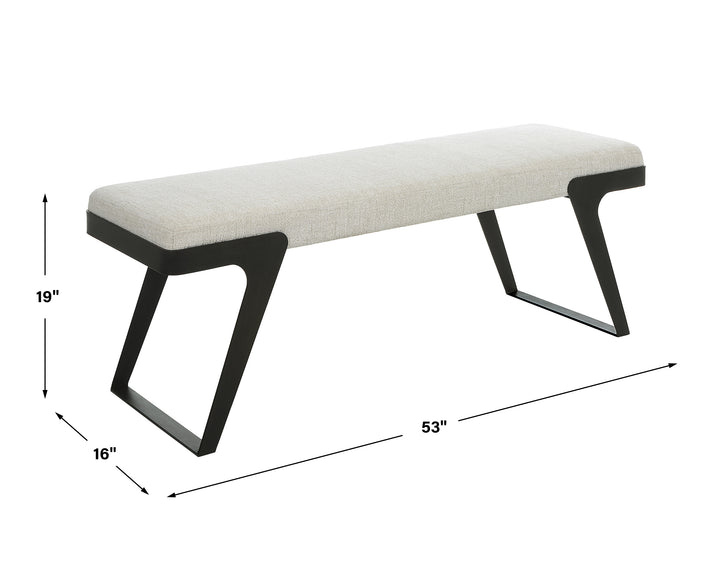 Uttermost Hover Modern Bench