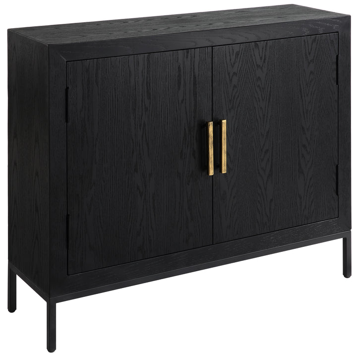 Uttermost Front Range Dark Oak 2 Door Cabinet