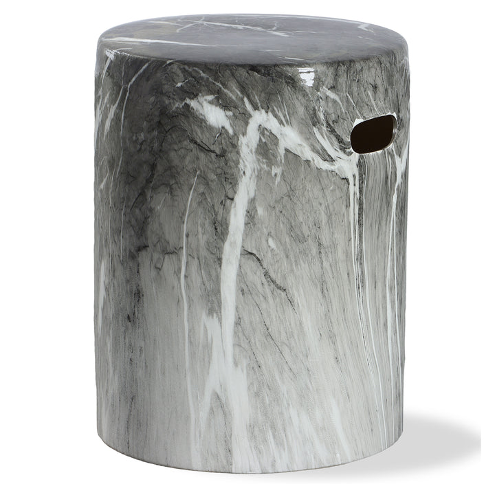 Uttermost Marvel Marbled Garden Stool