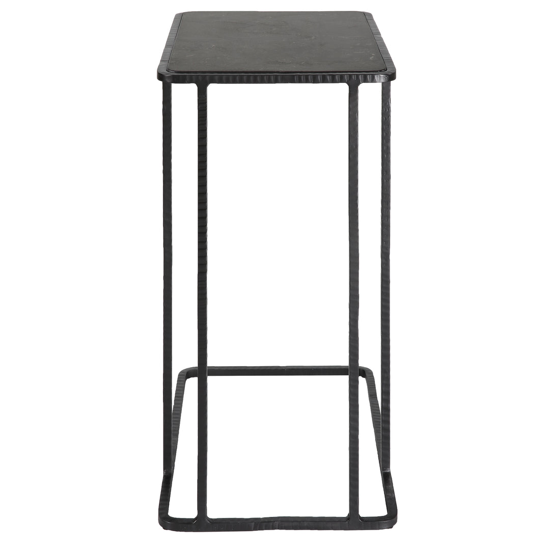 Uttermost Cavern Stone & Iron Accent Table