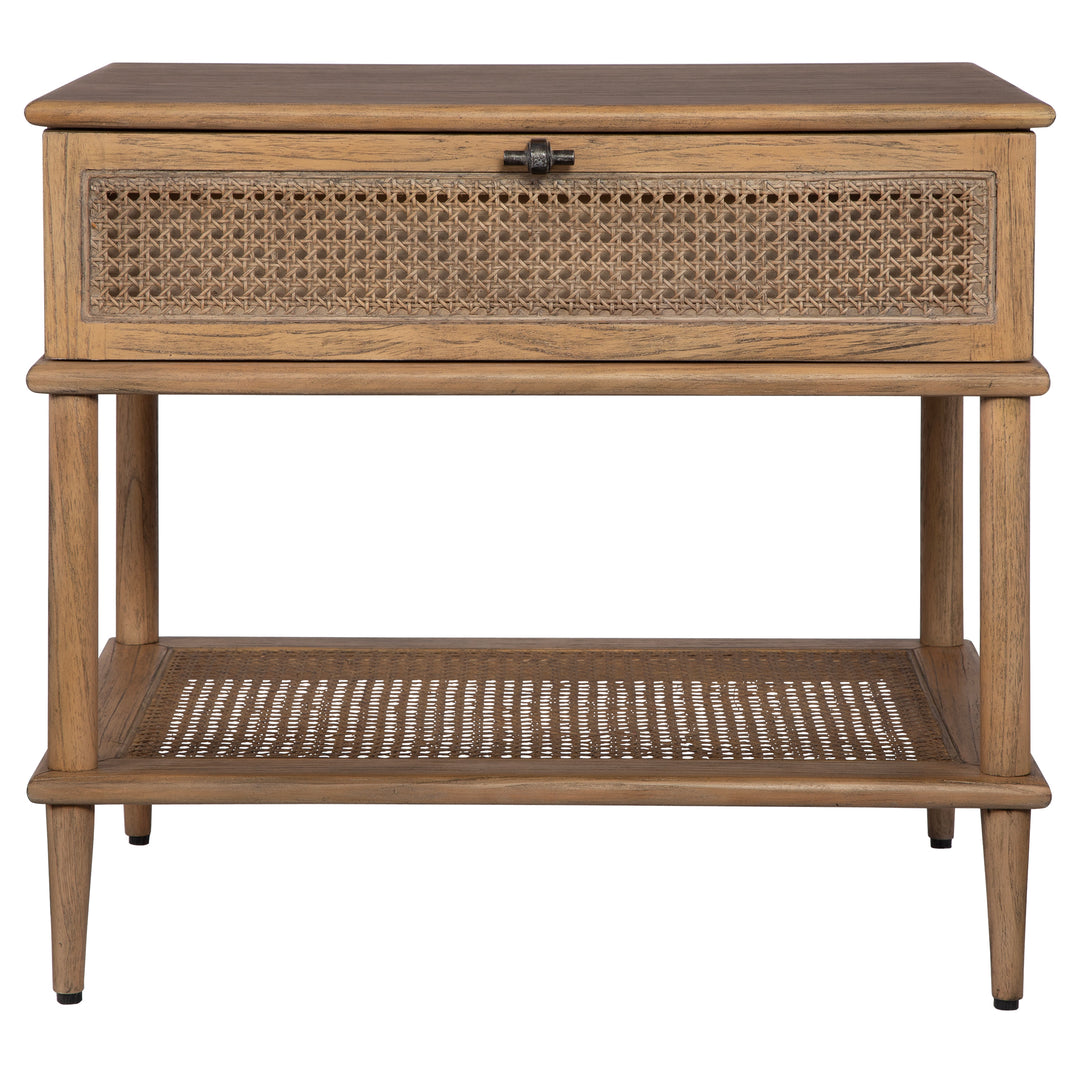 Uttermost Coast Tattan Cane Side Table