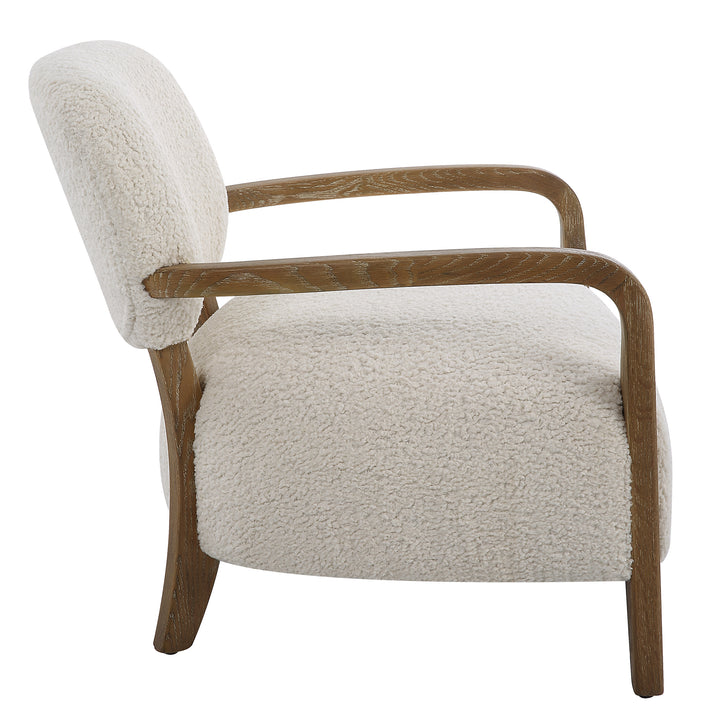 Uttermost Telluride Natural Shearling Accent Chair