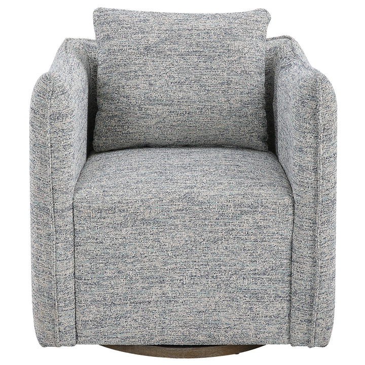 Uttermost Corben Blue Swivel Chair