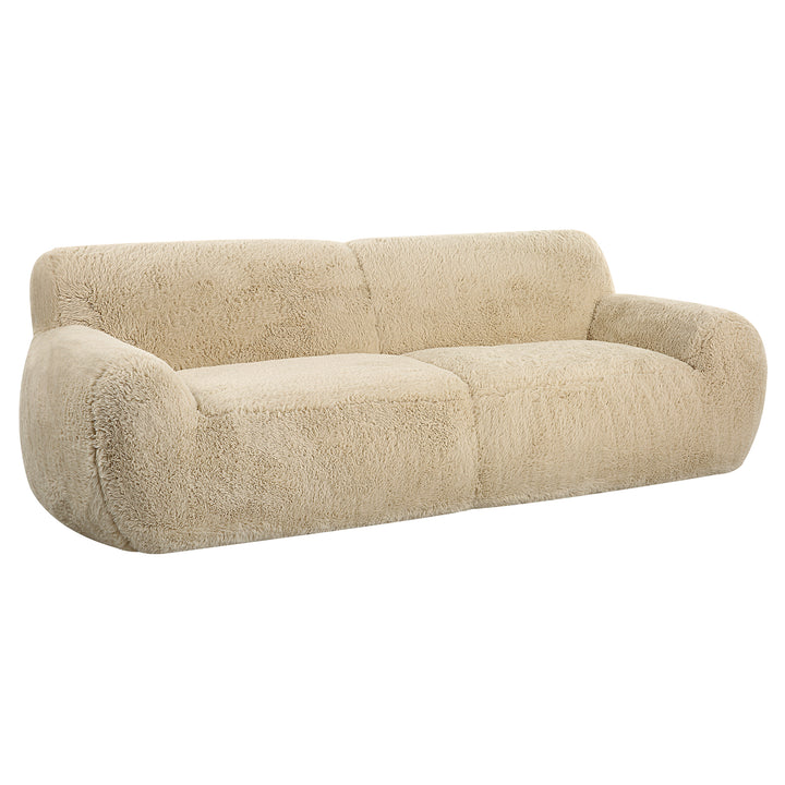 Uttermost Abide Rounded Sheepskin Sofa