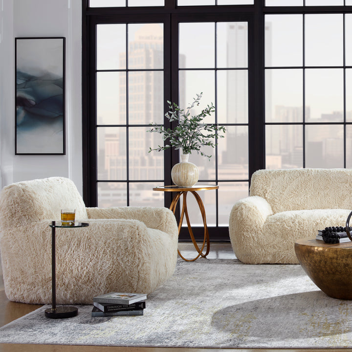 Uttermost Abide Sheepskin Accent Chair