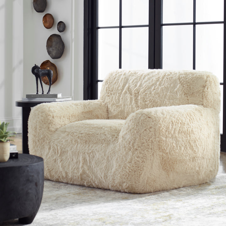 Uttermost Abide Sheepskin Accent Chair