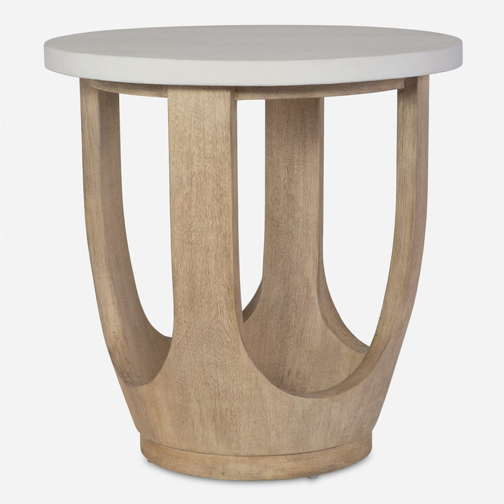 Uttermost Tatli Stone Top Side Table