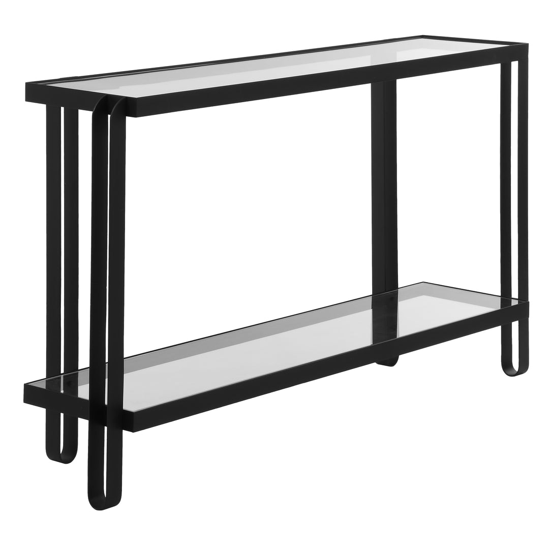 Uttermost Shadow Black Iron Console Table