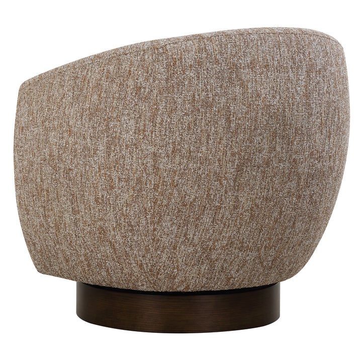 Uttermost Dunes Fabric Swivel Chair