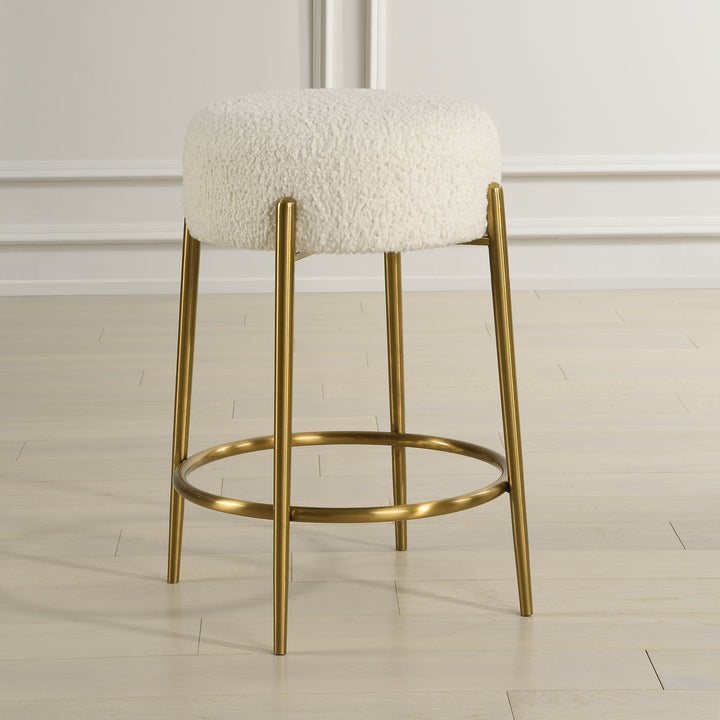 Uttermost Arles Brass Counter Stool