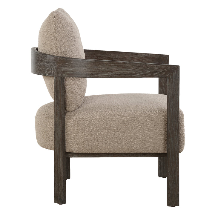 Uttermost Sienna Sand Fabric Accent Chair