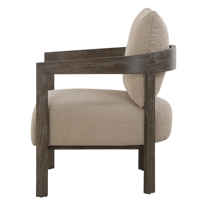 Uttermost Sienna Sand Fabric Accent Chair