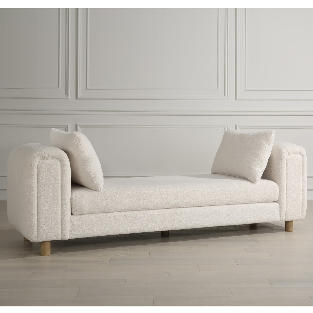 Uttermost Repose Oversized Ivory Bench