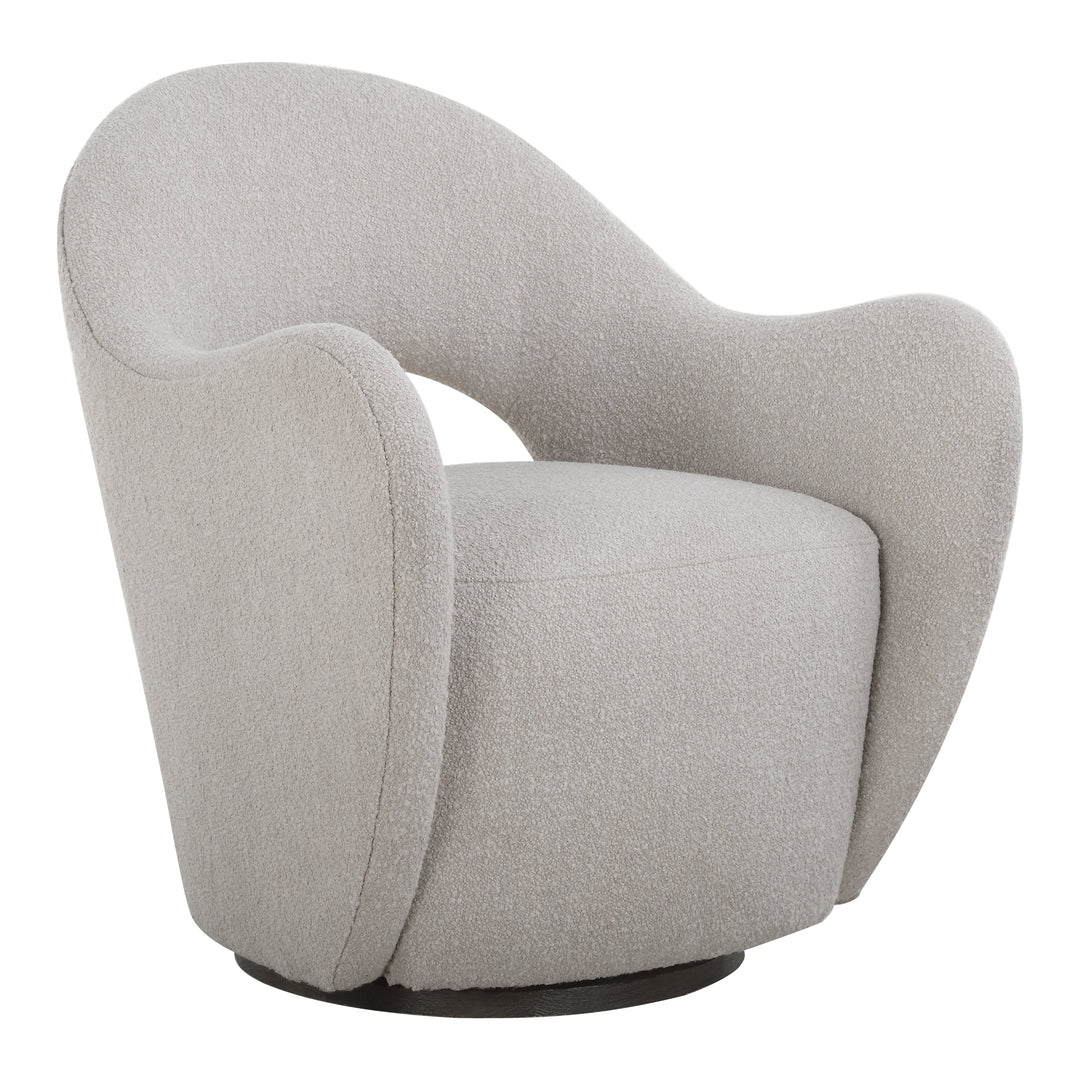 Uttermost Wander Fabric Swivel Chair