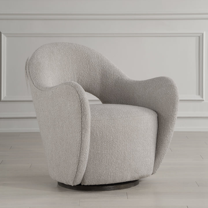 Uttermost Wander Fabric Swivel Chair