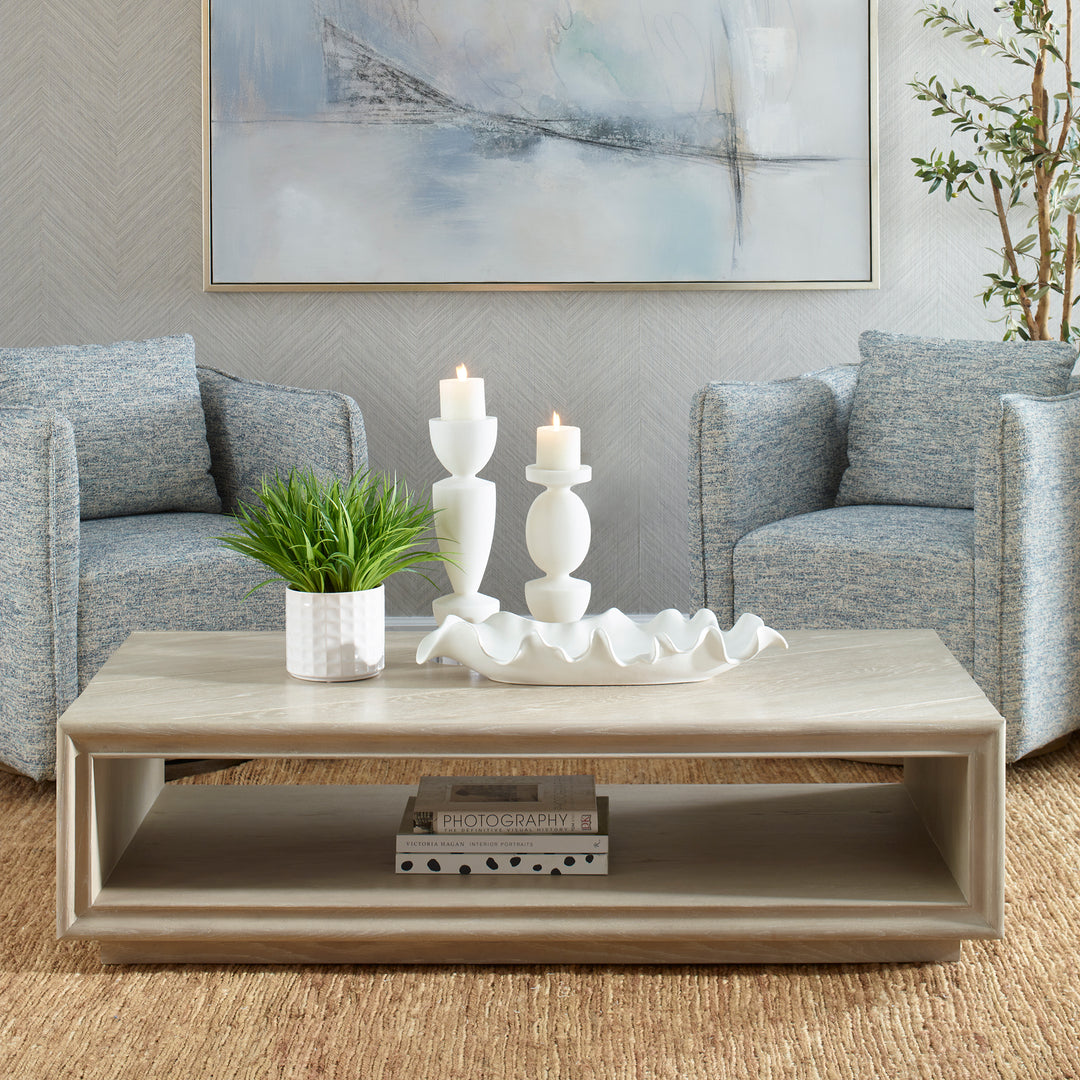 Uttermost Prism Light Oak Coffee Table