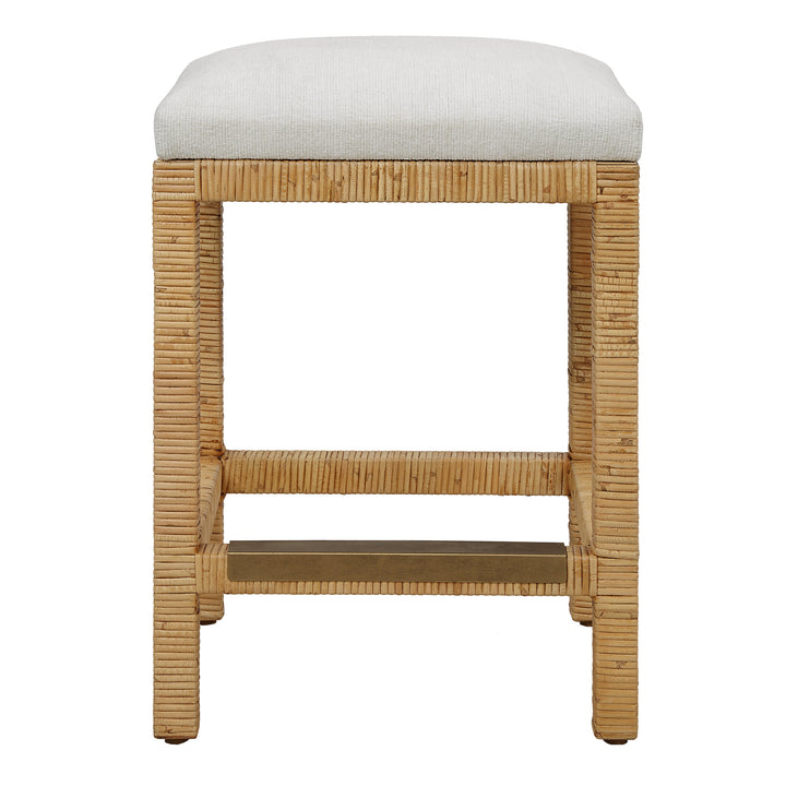 Uttermost Muriel Rattan Counter Stool