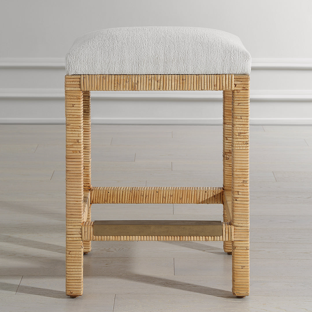 Uttermost Muriel Rattan Counter Stool