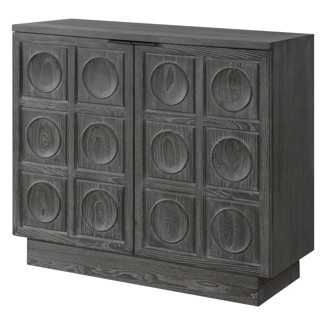 Uttermost Shelby 2 Door Ebony Stained Cabinet