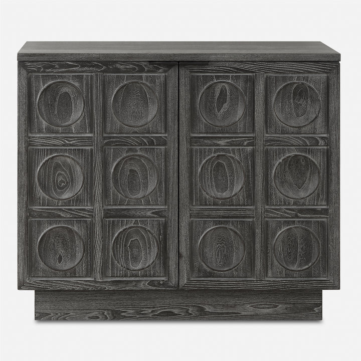 Uttermost Shelby 2 Door Ebony Stained Cabinet