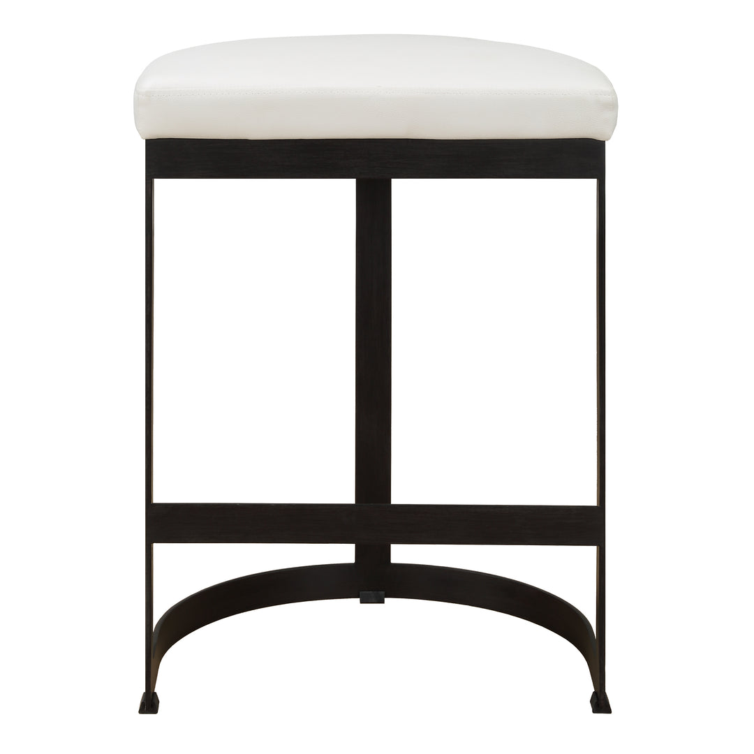 Uttermost Ivanna White Counter Stool