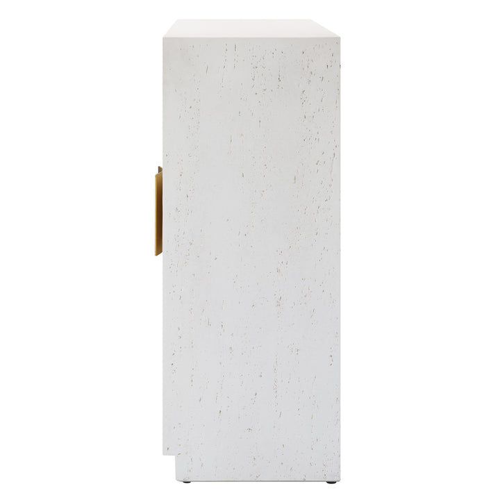 Uttermost Emma 2 Door White Cabinet