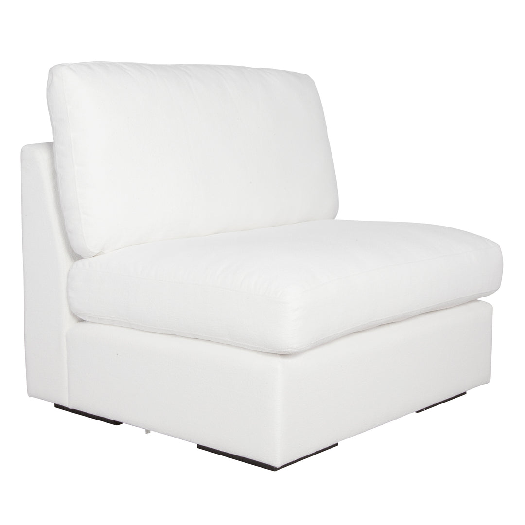 Uttermost Refuge Armless Arctic White Sofa