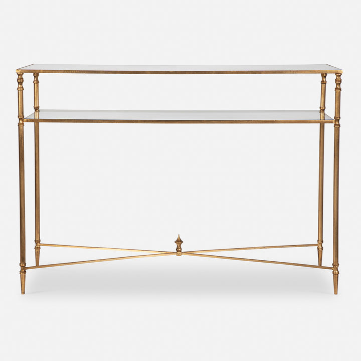 Uttermost Henzler Mirrored Glass Console Table