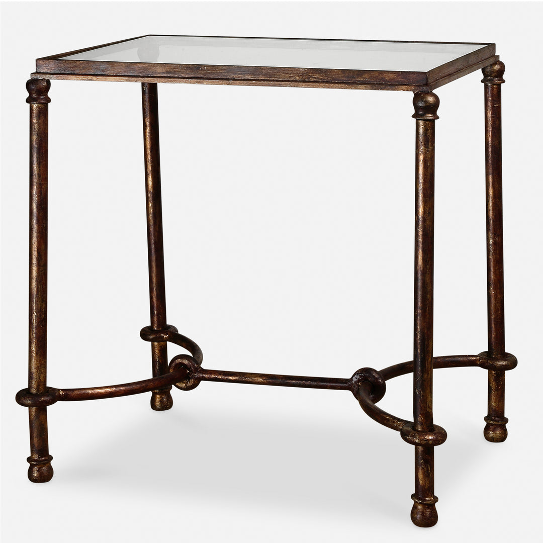 Uttermost Warring Iron End Table