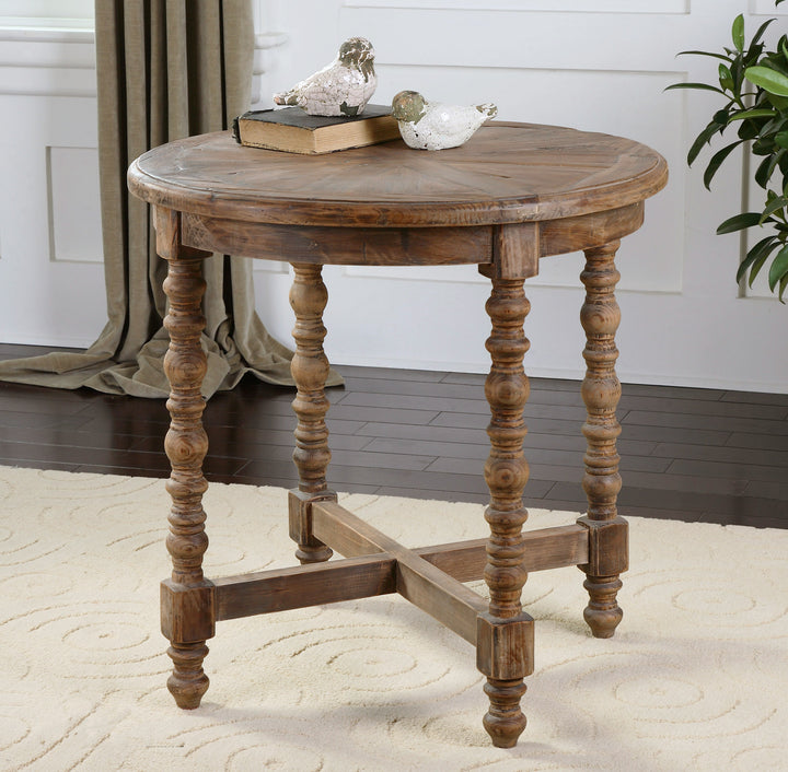 Uttermost Samuelle Wooden End Table