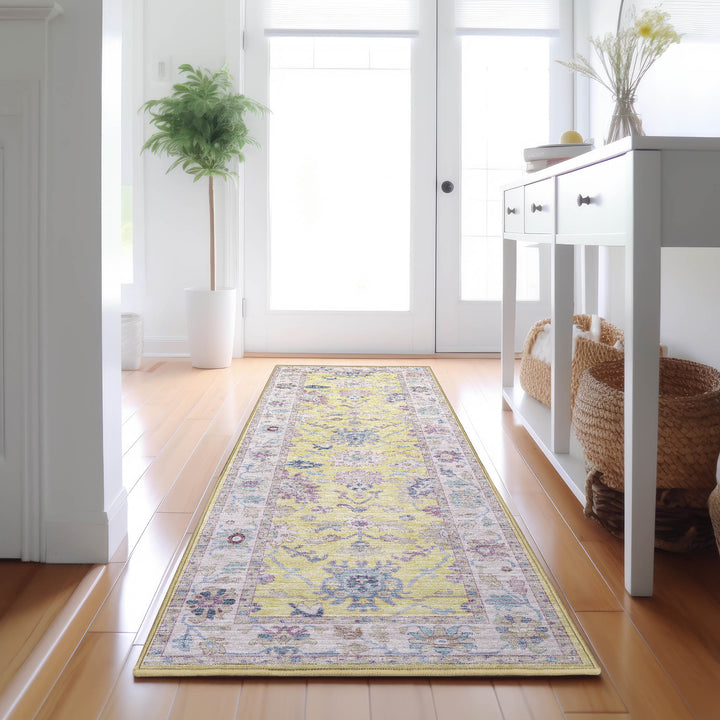 Yellow HY7 Dalyn Hatay Area Rug