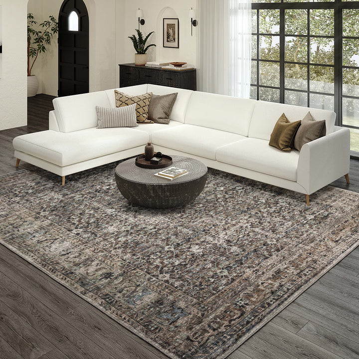 Mushroom JC10 Dalyn Jericho Area Rug