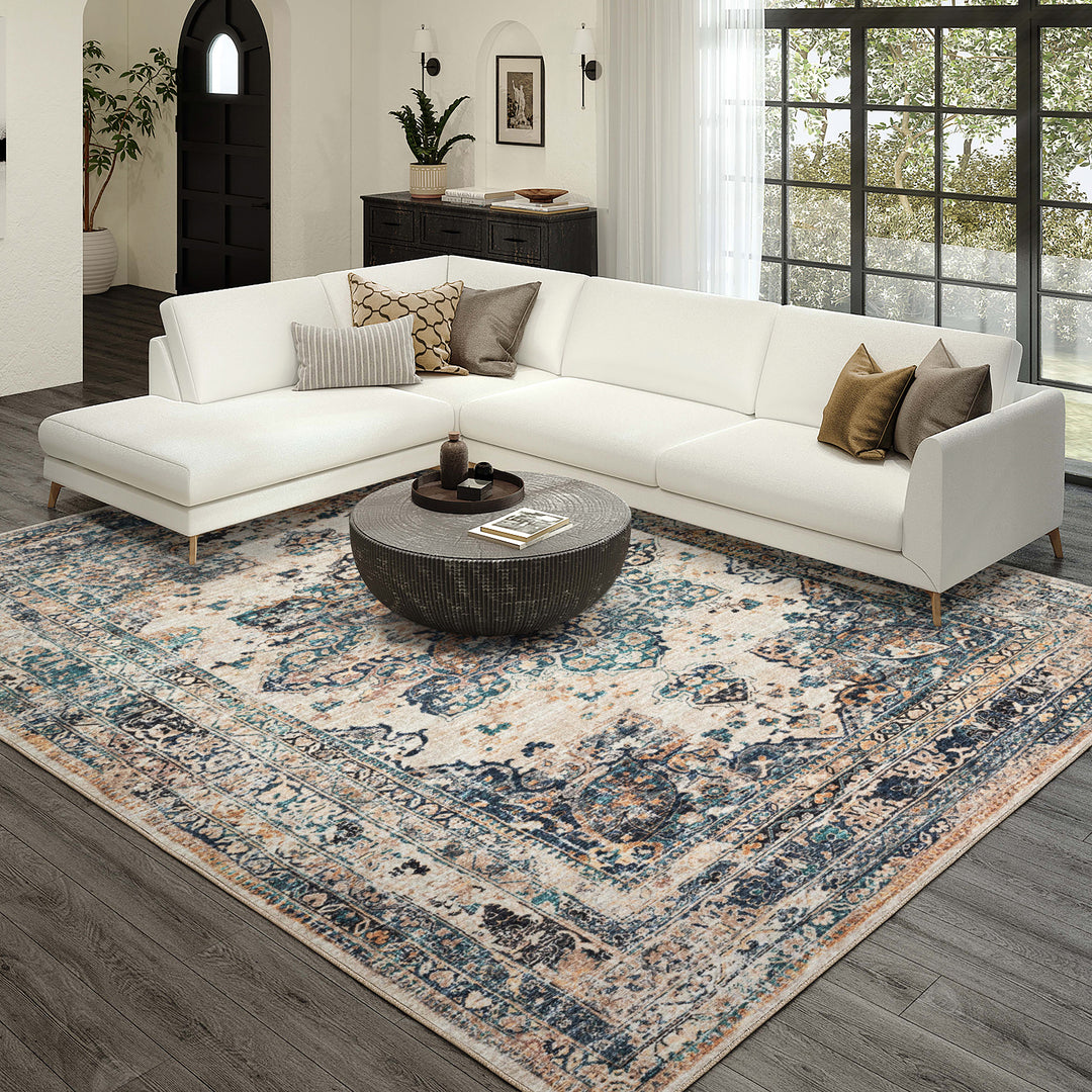 Linen JC6 Dalyn Jericho Area Rug