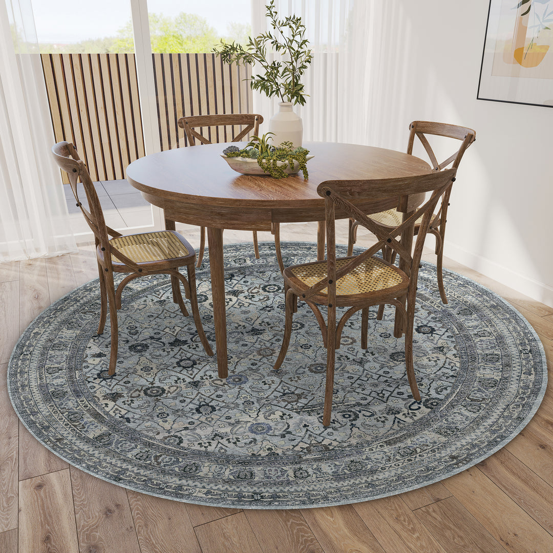 Pewter JC7 Dalyn Jericho Area Rug