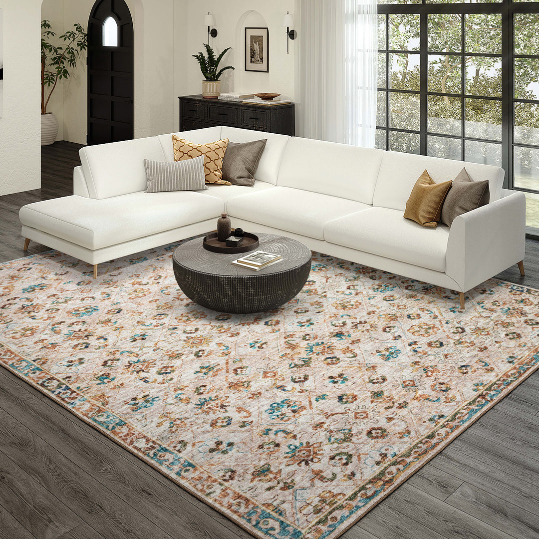 Parchment JC8 Dalyn Jericho Area Rug