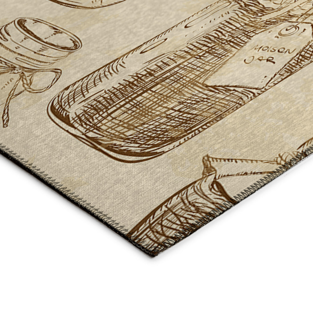 Parchment KE18 Dalyn Kendall Area Rug