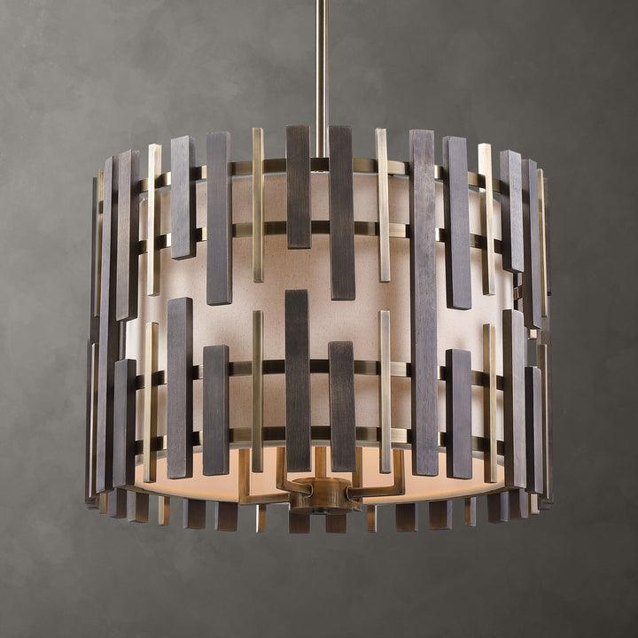 Uttermost Myers 4 Light Drum Pendant