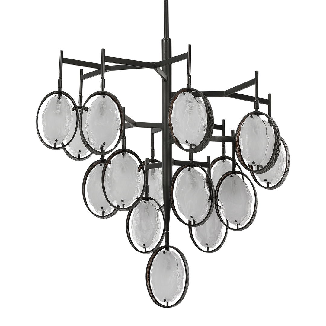 Uttermost Maxin 15 Light Large Bronze Chandelier