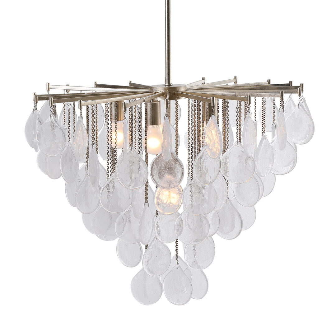 Uttermost Goccia 6 Light Tear Drop Glass Pendant