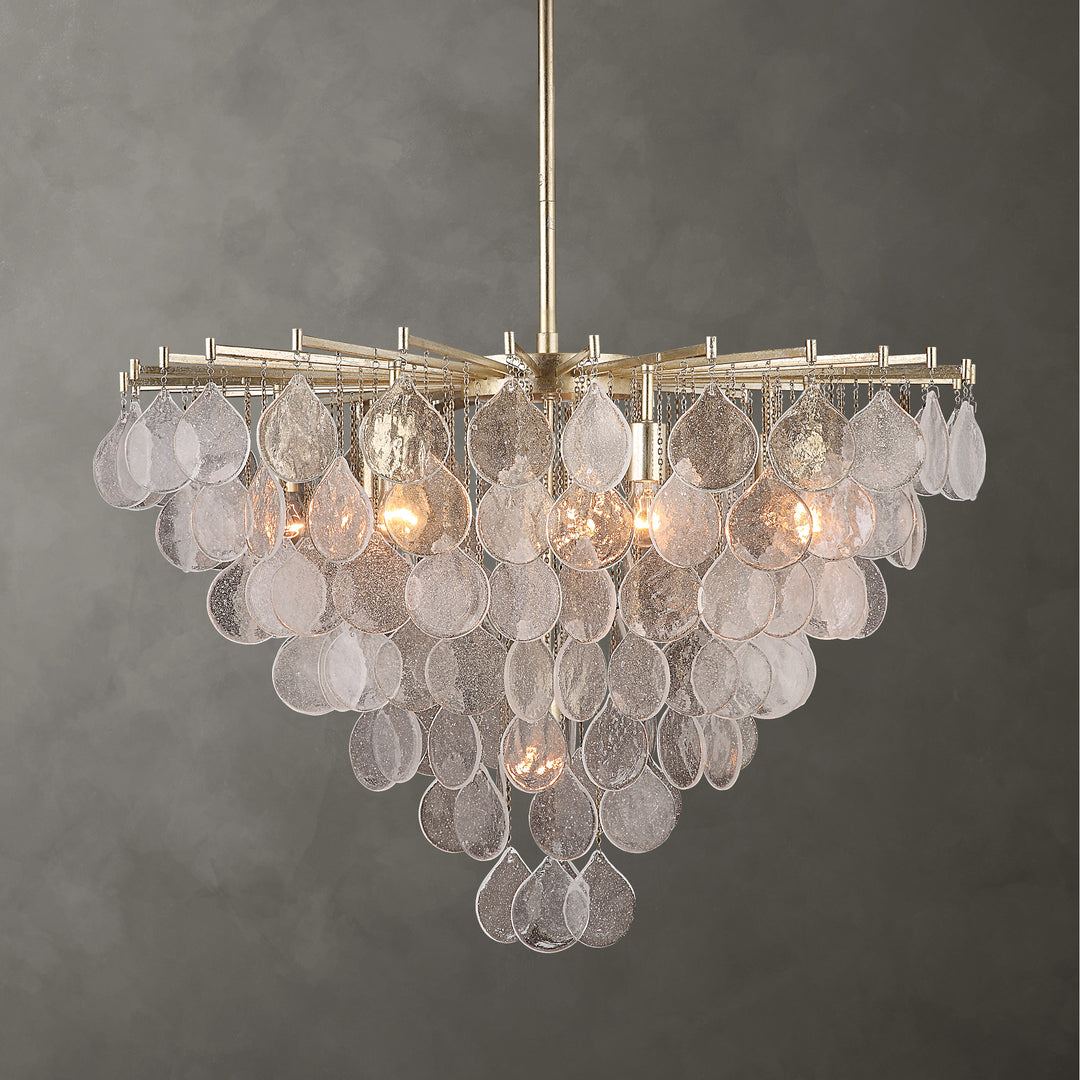 Uttermost Goccia 8 Light Tear Drop Glass Pendant