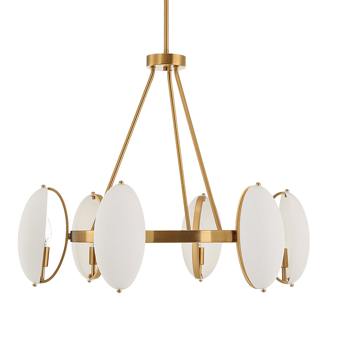 Uttermost Oviform 6 Light Round Chandelier