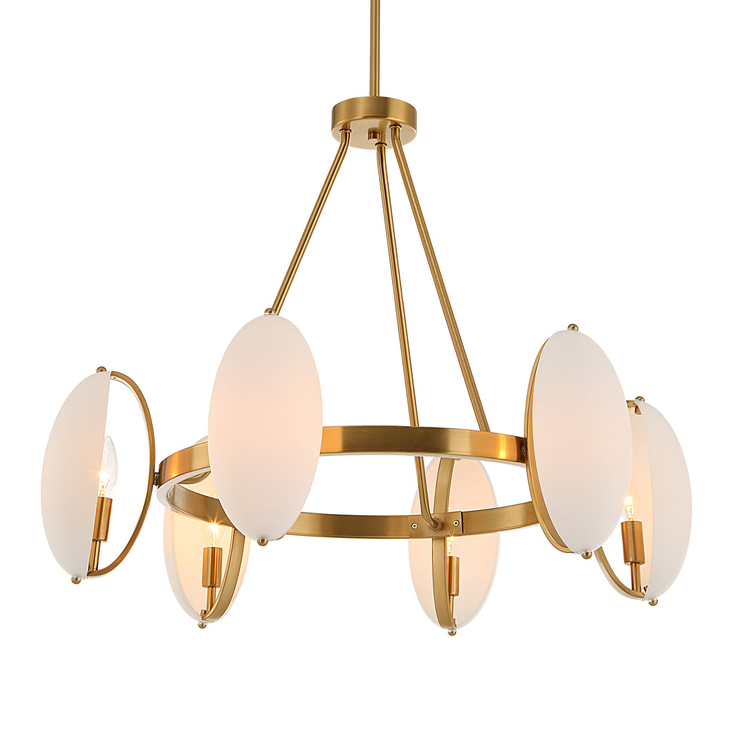 Uttermost Oviform 6 Light Round Chandelier