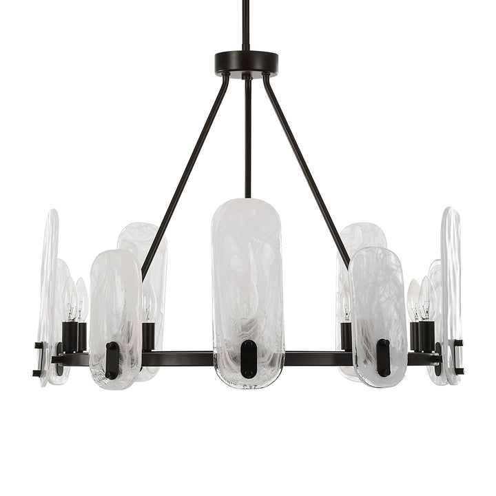 Uttermost Ellipse 10 Light Dark Bronze Chandelier